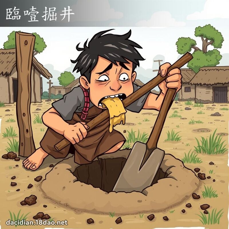临噎掘井 - 国语大辞典配图