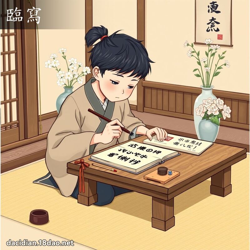 临写 - 国语大辞典配图