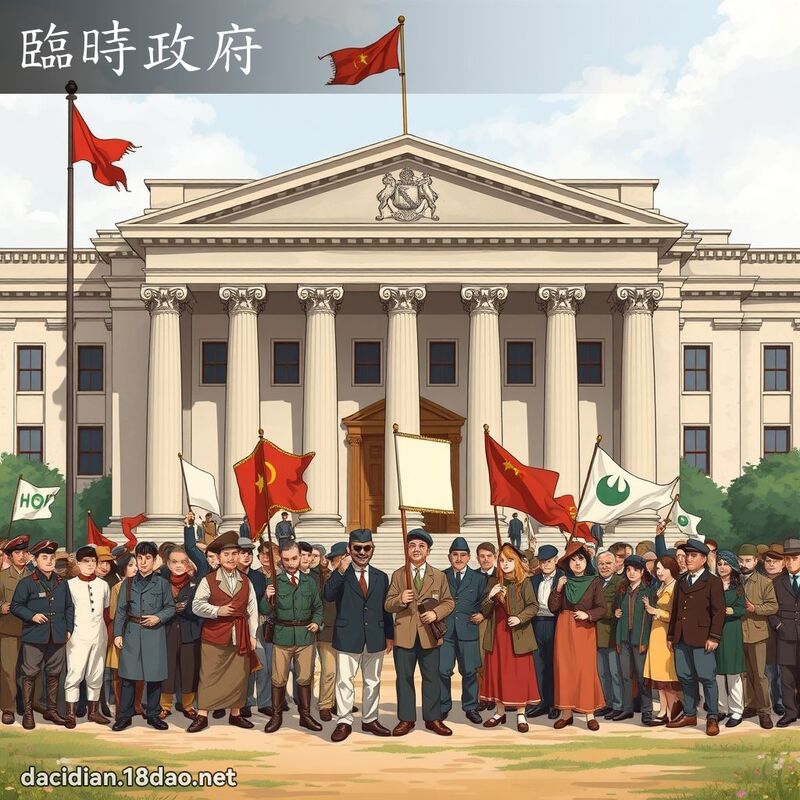 临时政府 - 国语大辞典配图