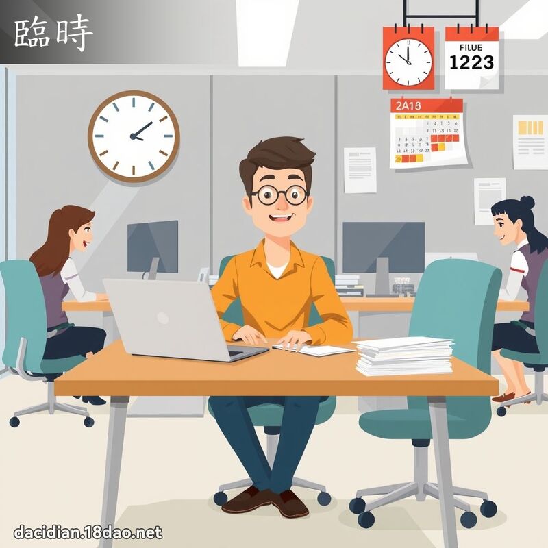 臨時 - 國語大辭典配圖