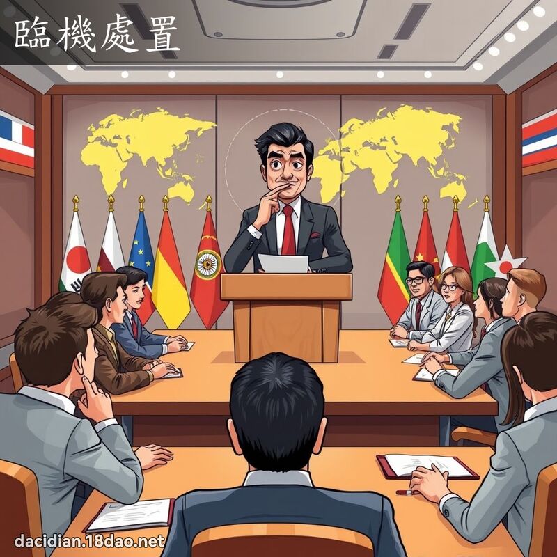 臨機處置 - 國語大辭典配圖