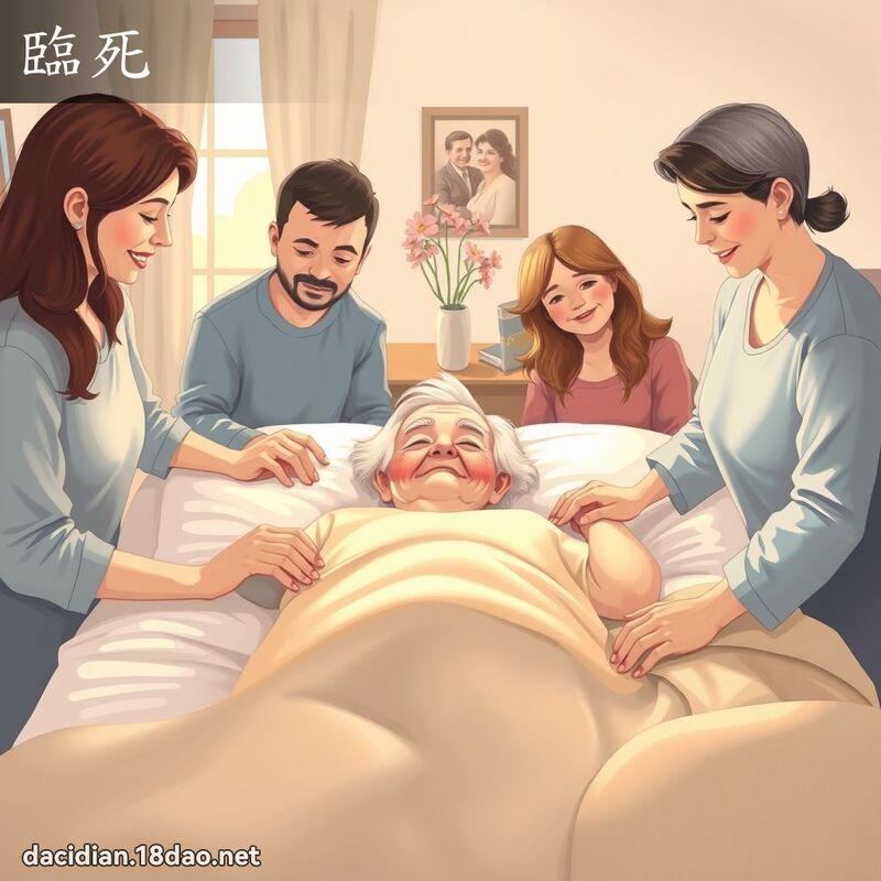 臨死 - 國語大辭典配圖