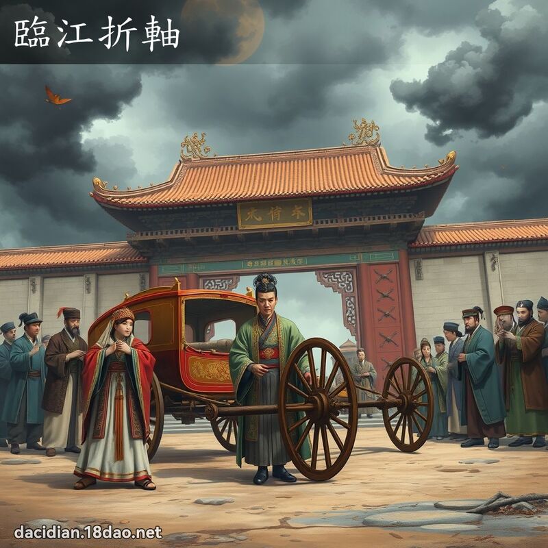 临江折轴 - 国语大辞典配图