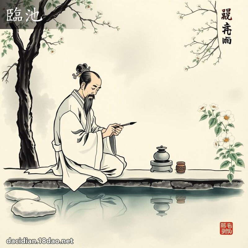 臨池 - 國語大辭典配圖