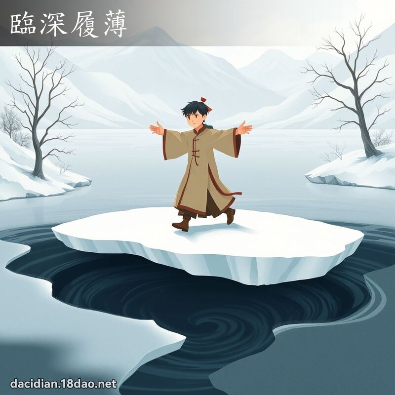 臨深履薄 - 國語大辭典配圖