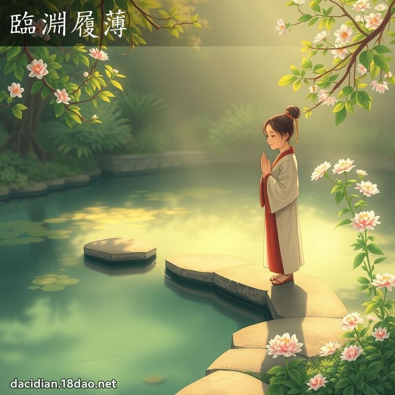 臨淵履薄 - 國語大辭典配圖