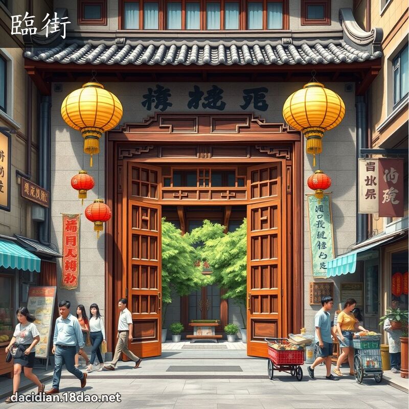 临街 - 国语大辞典配图
