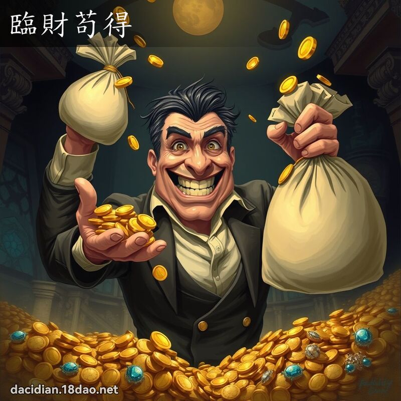 临财苟得 - 国语大辞典配图