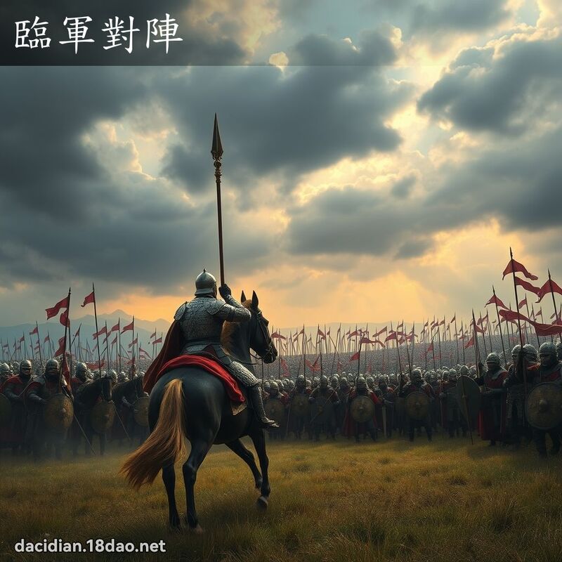 临军对阵 - 国语大辞典配图