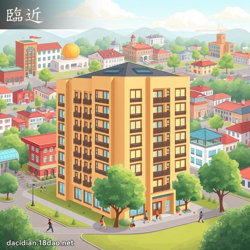 臨近 - 國語大辭典配圖