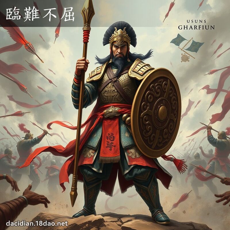臨難不屈 - 國語大辭典配圖