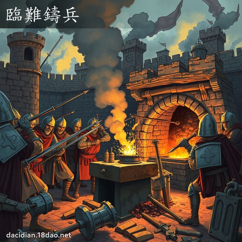 临难铸兵 - 国语大辞典配图