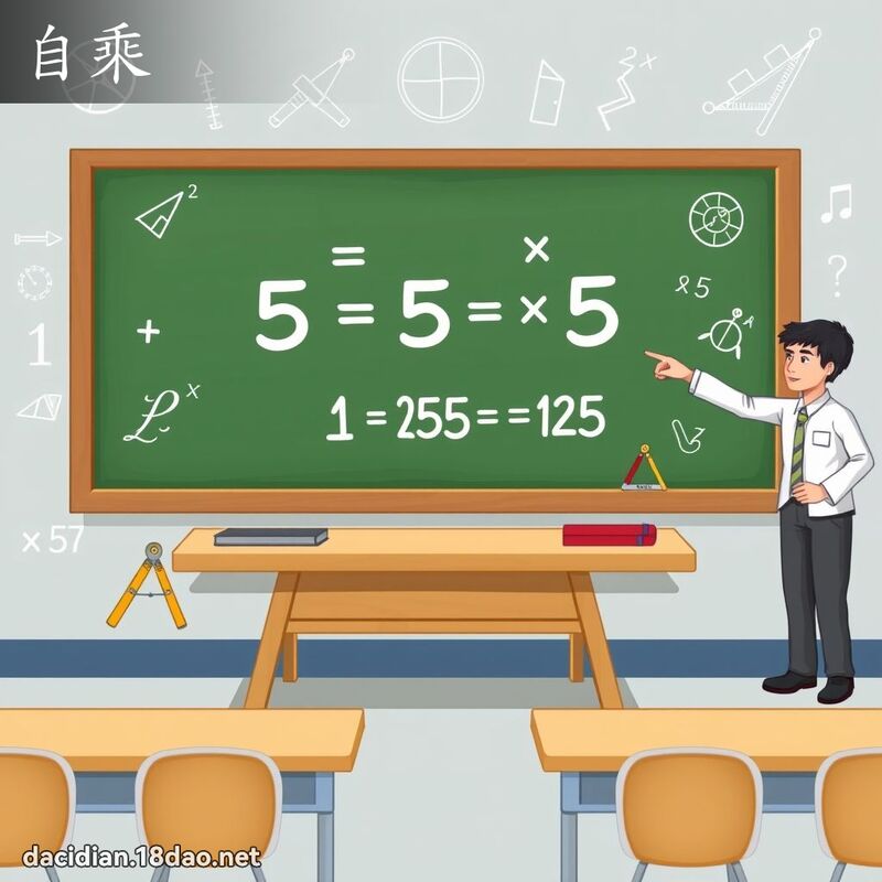自乘 - 国语大辞典配图