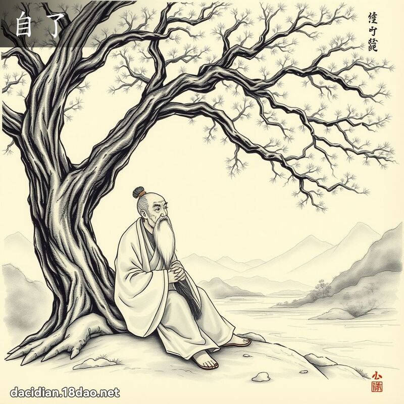 自了 - 國語大辭典配圖