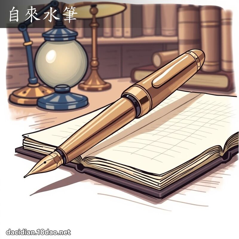 自來水筆 - 國語大辭典配圖