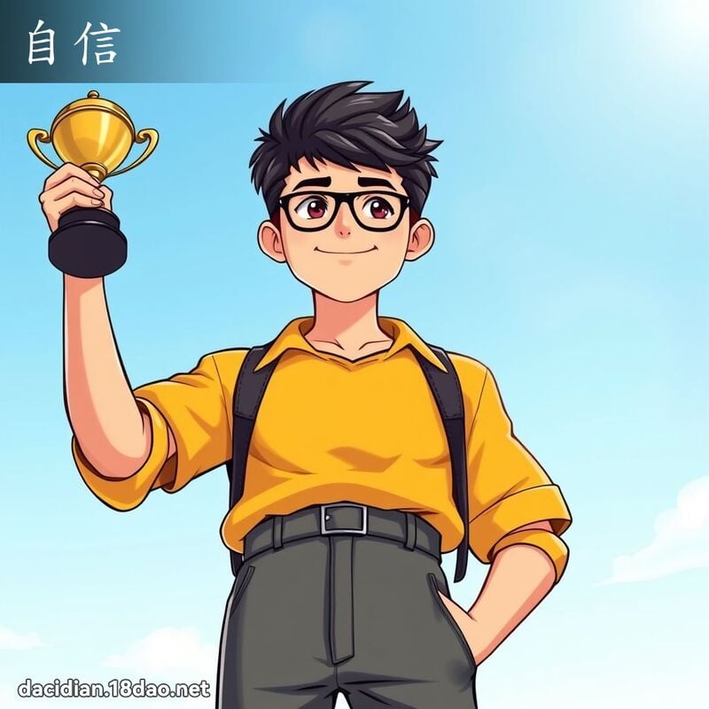 自信 - 國語大辭典配圖