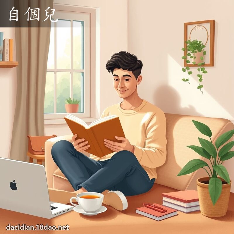 自個兒 - 國語大辭典配圖
