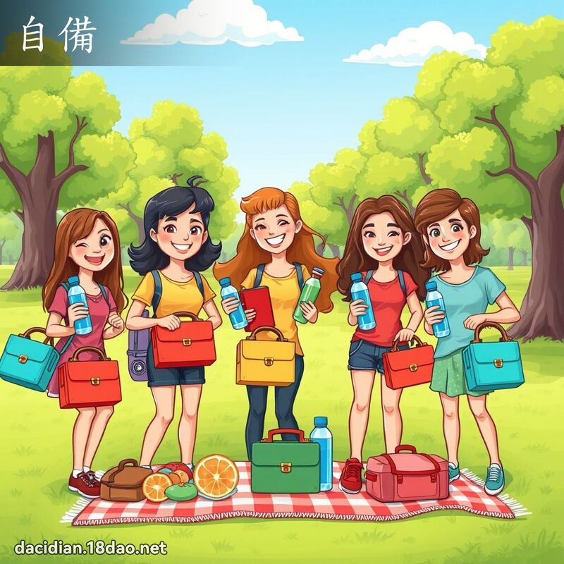 自備 - 國語大辭典配圖