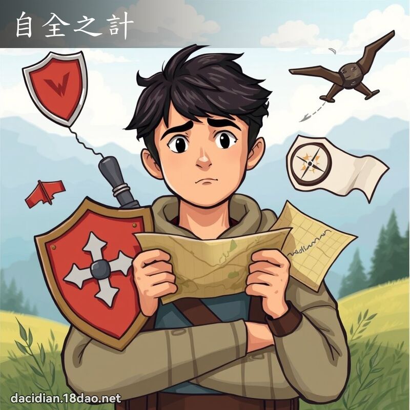 自全之計 - 國語大辭典配圖