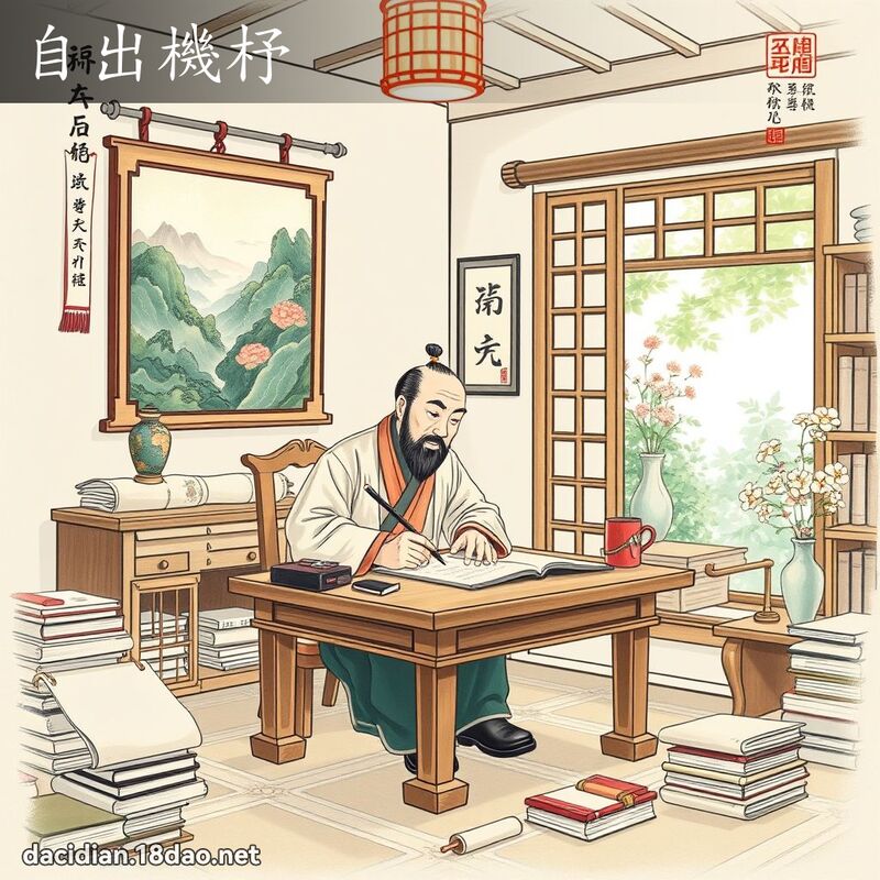 自出機杼 - 國語大辭典配圖