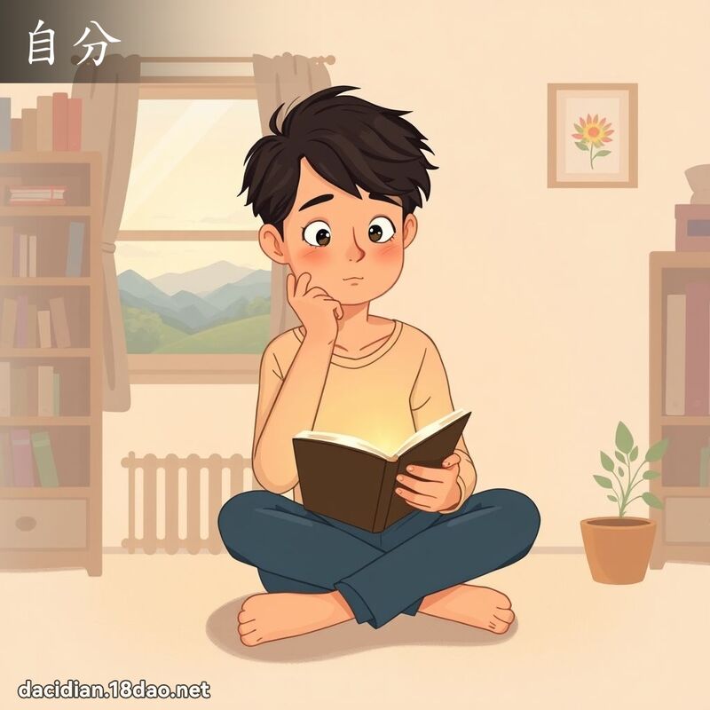 自分 - 國語大辭典配圖
