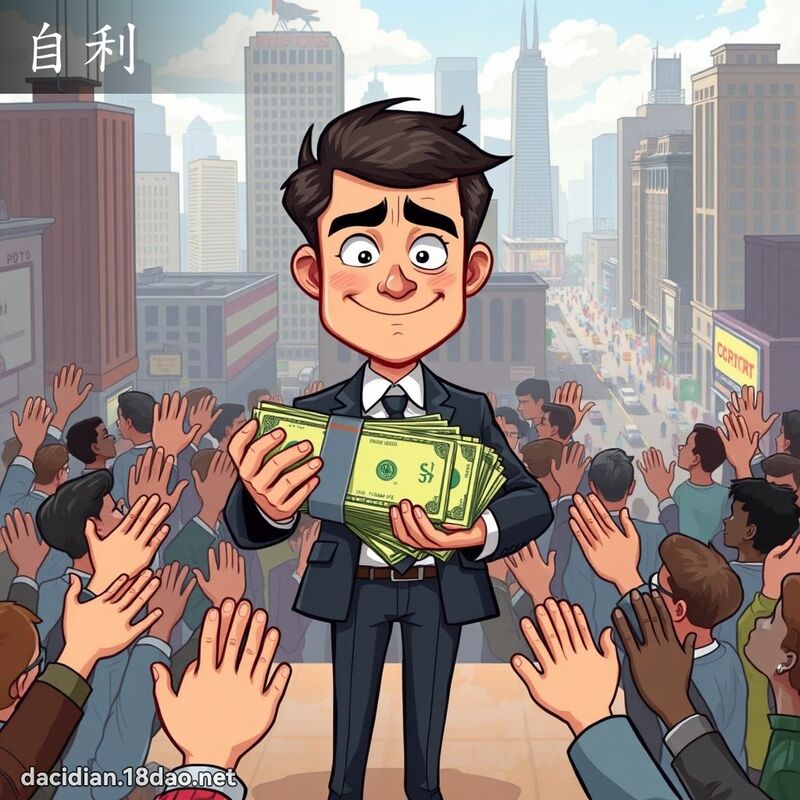 自利 - 國語大辭典配圖