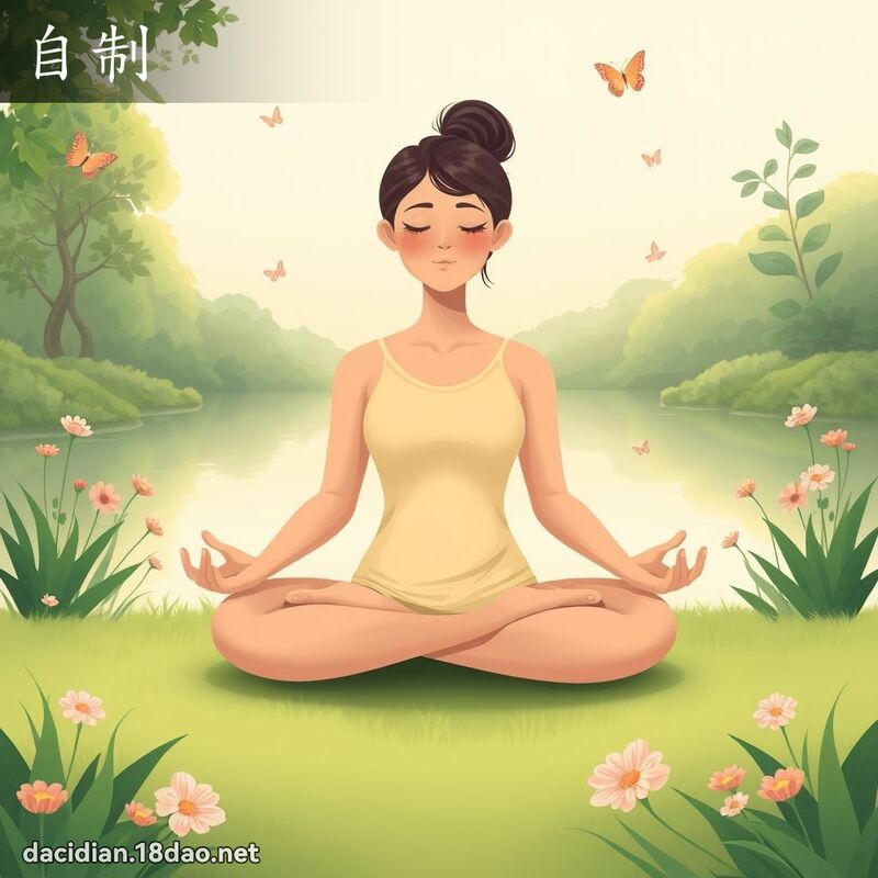 自制 - 國語大辭典配圖