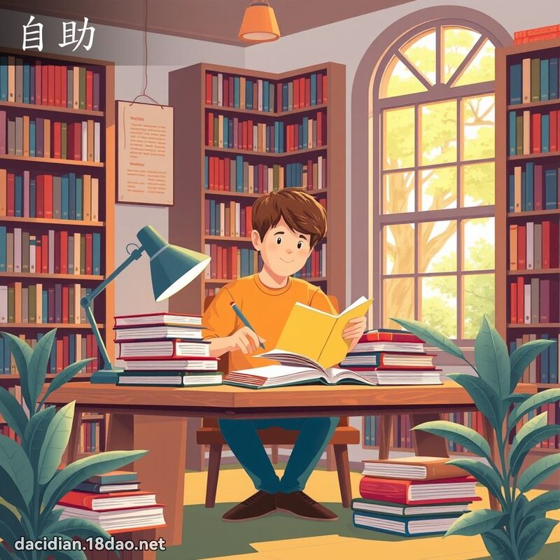 自助 - 國語大辭典配圖