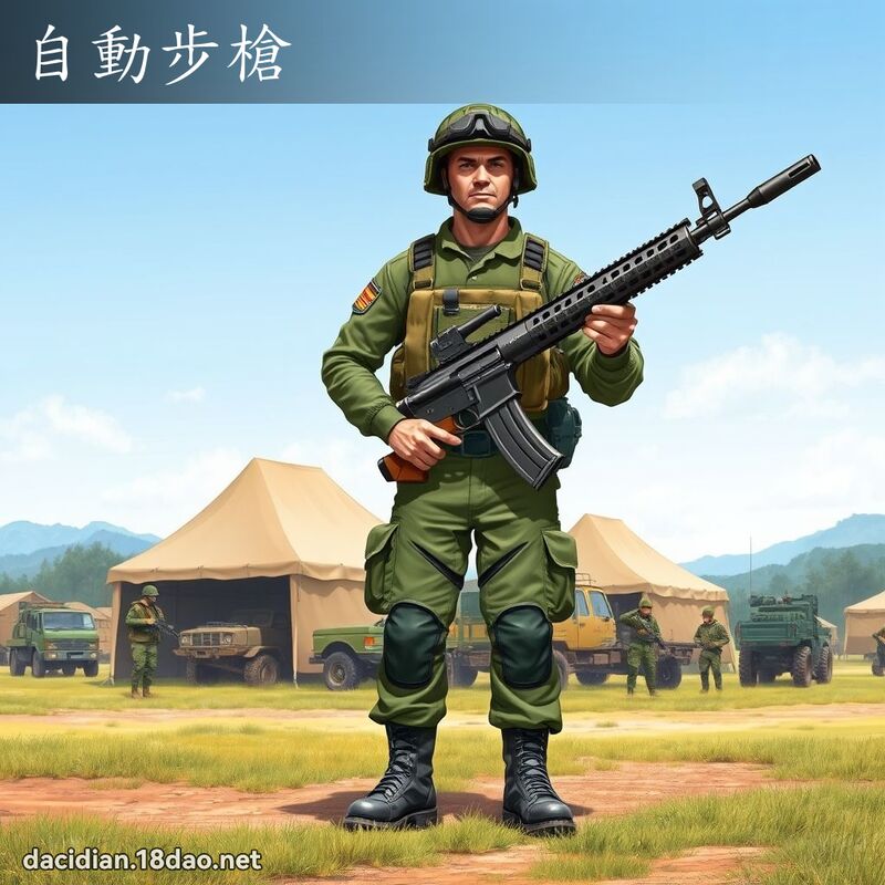 自動步槍 - 國語大辭典配圖
