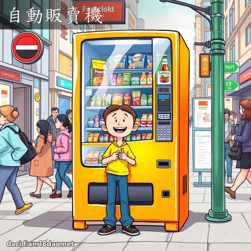 自動販賣機 - 國語大辭典配圖
