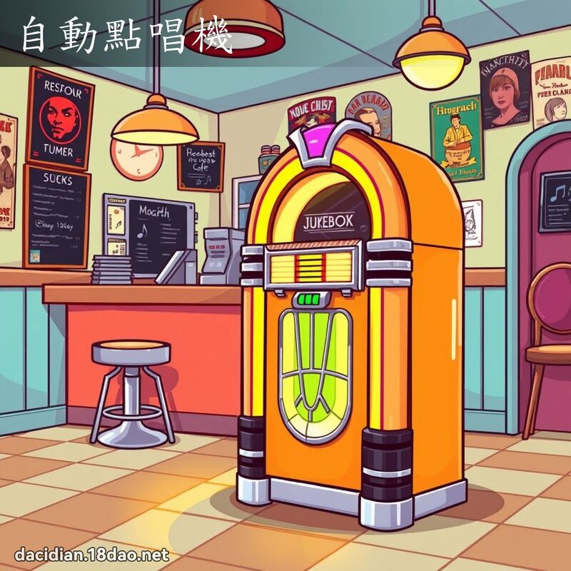 自動點唱機 - 國語大辭典配圖