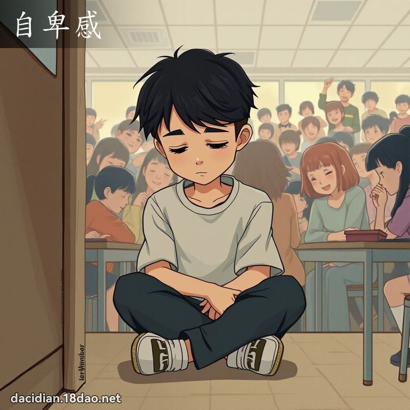 自卑感 - 國語大辭典配圖