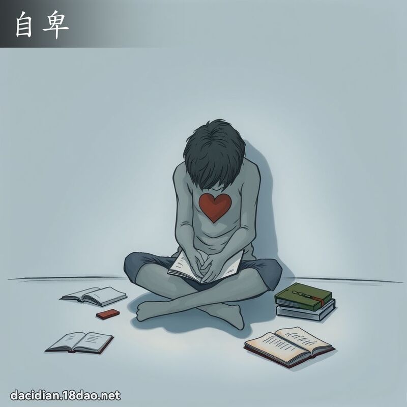 自卑 - 國語大辭典配圖