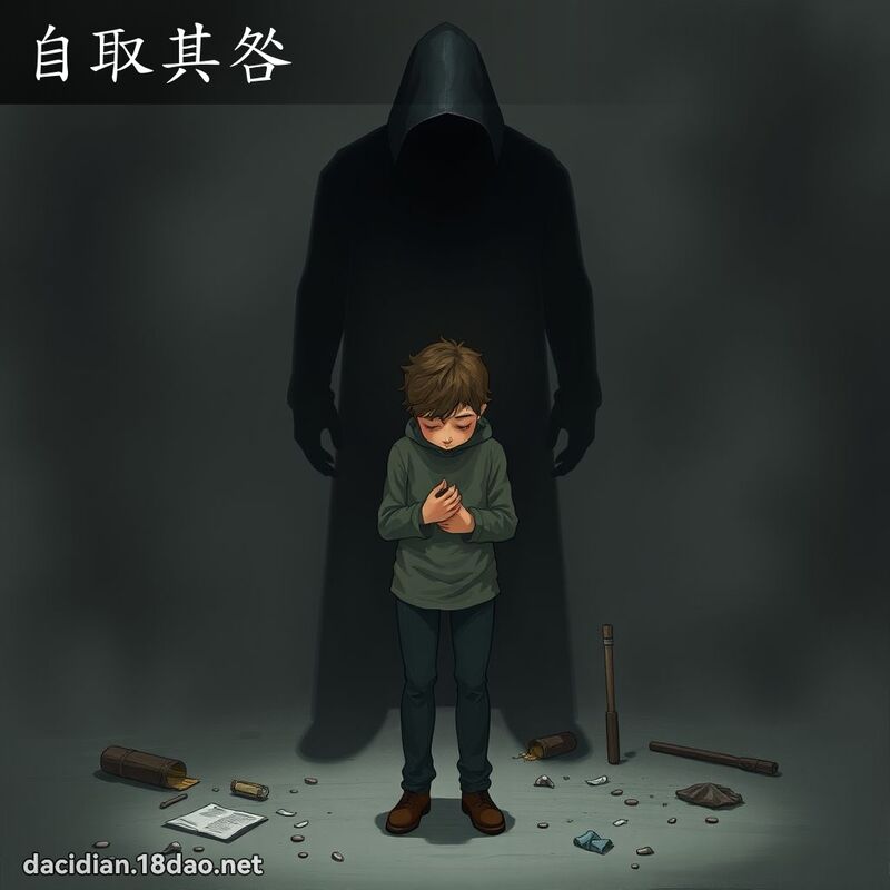 自取其咎 - 國語大辭典配圖