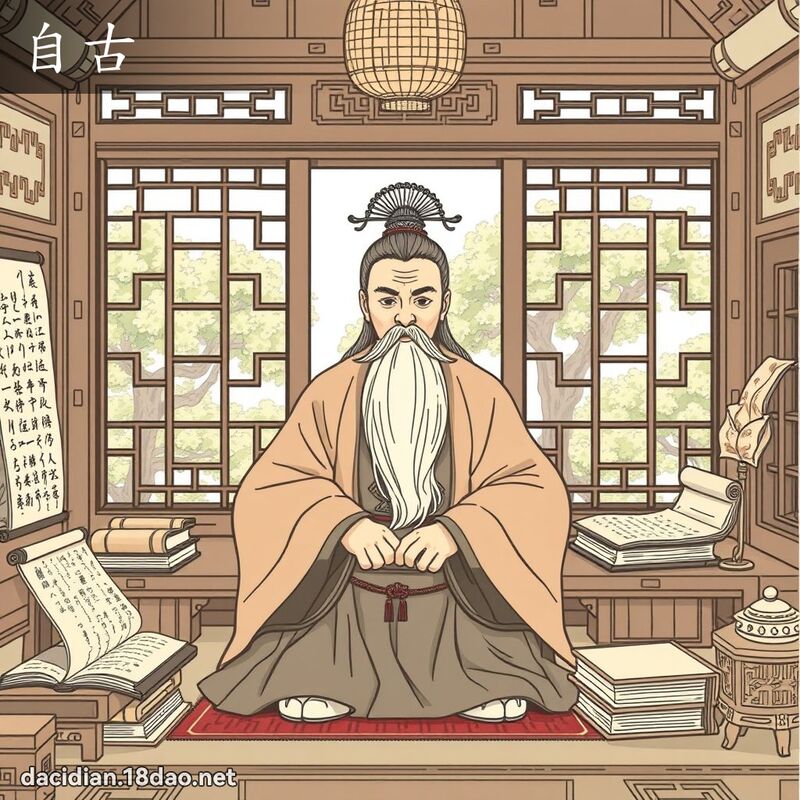 自古 - 国语大辞典配图