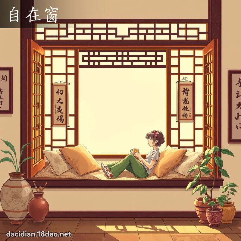 自在窗 - 国语大辞典配图