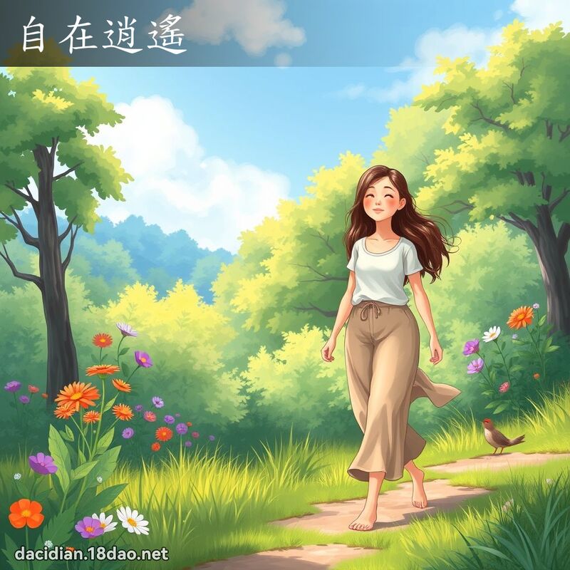 自在逍遙 - 國語大辭典配圖