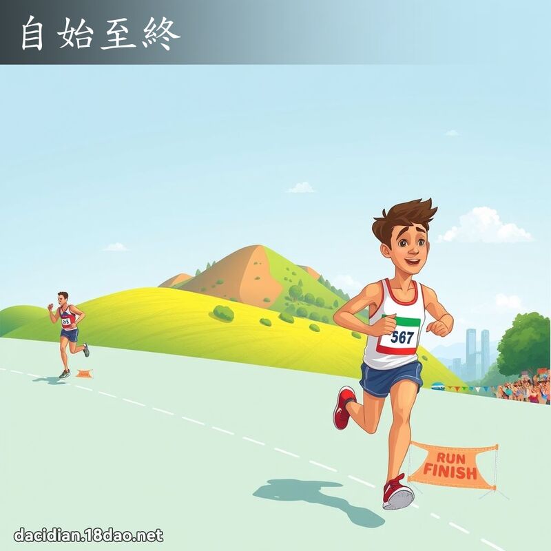 自始至終 - 國語大辭典配圖