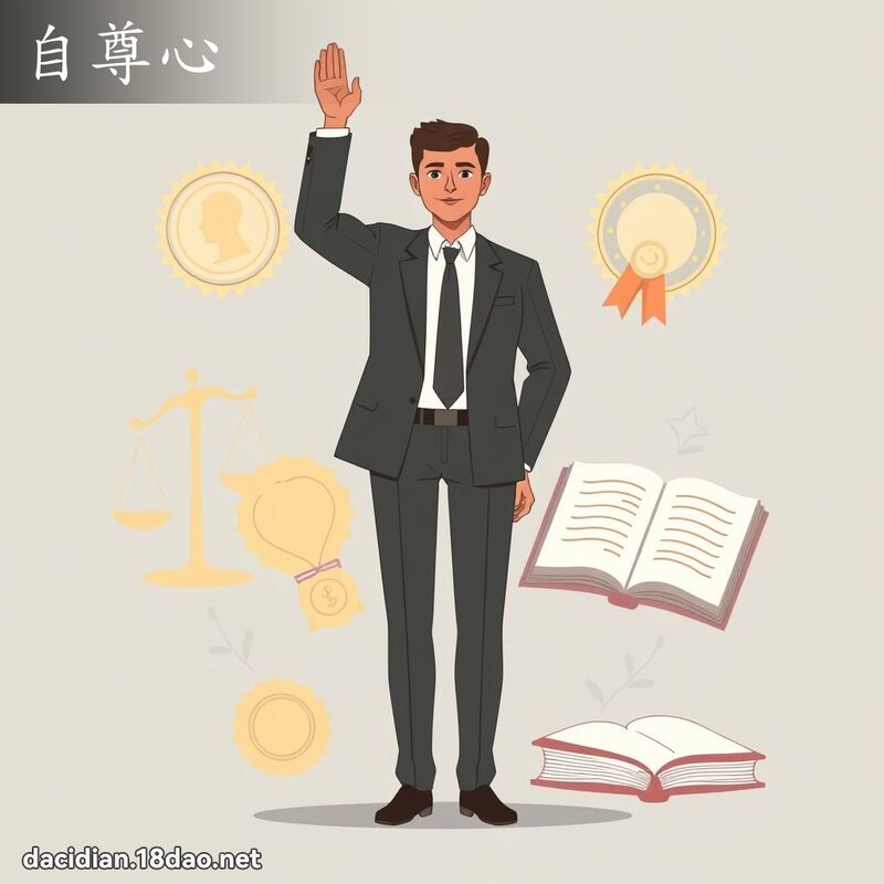 自尊心 - 國語大辭典配圖