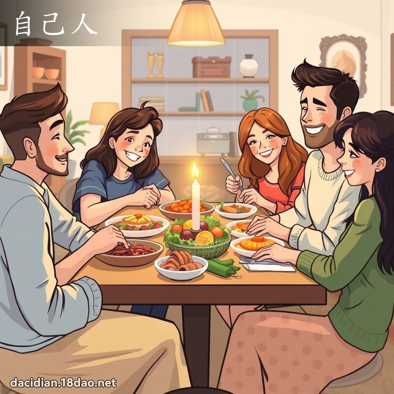 自己人 - 國語大辭典配圖