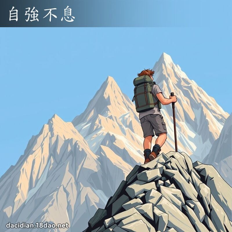 自強不息 - 國語大辭典配圖