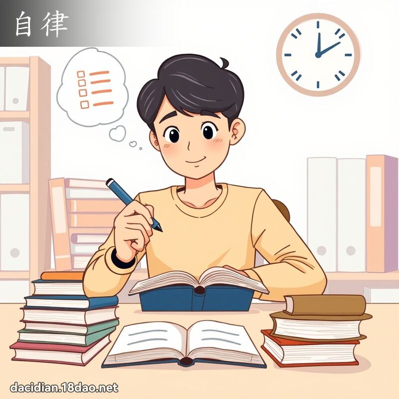 自律 - 国语大辞典配图