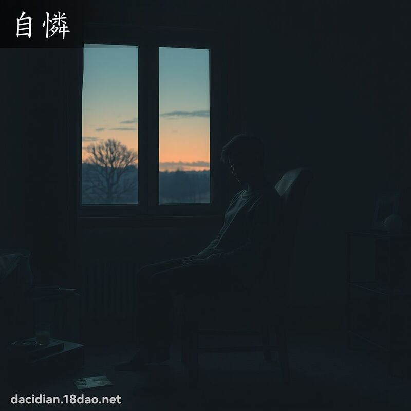 自憐 - 國語大辭典配圖