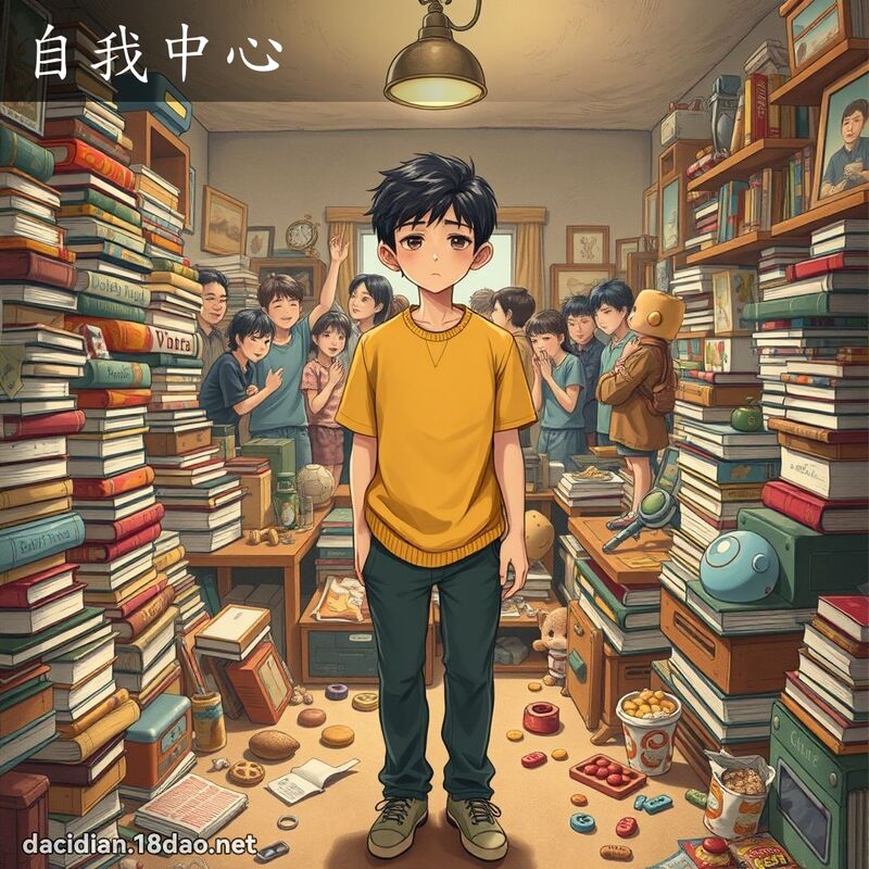 自我中心 - 國語大辭典配圖