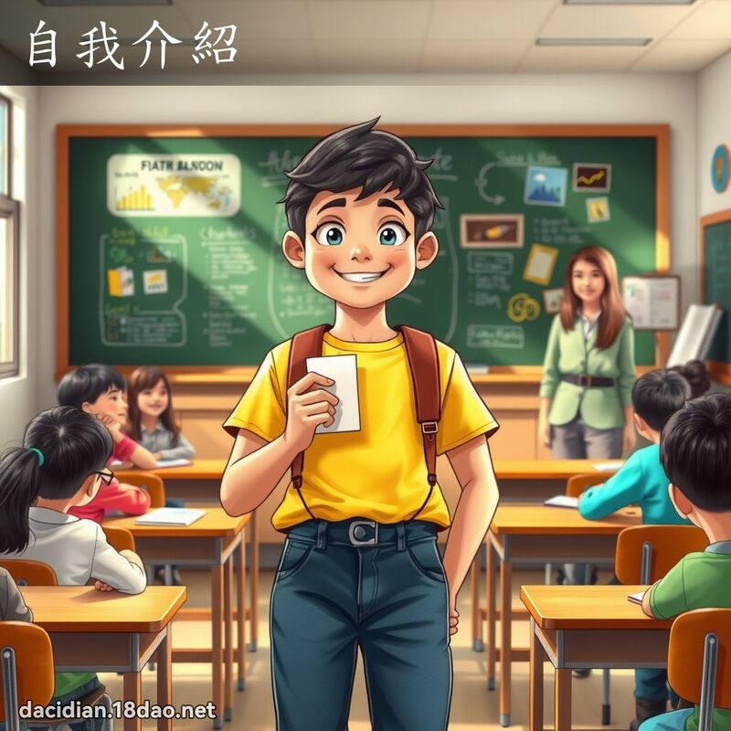 自我介紹 - 國語大辭典配圖