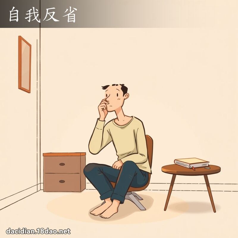 自我反省 - 國語大辭典配圖