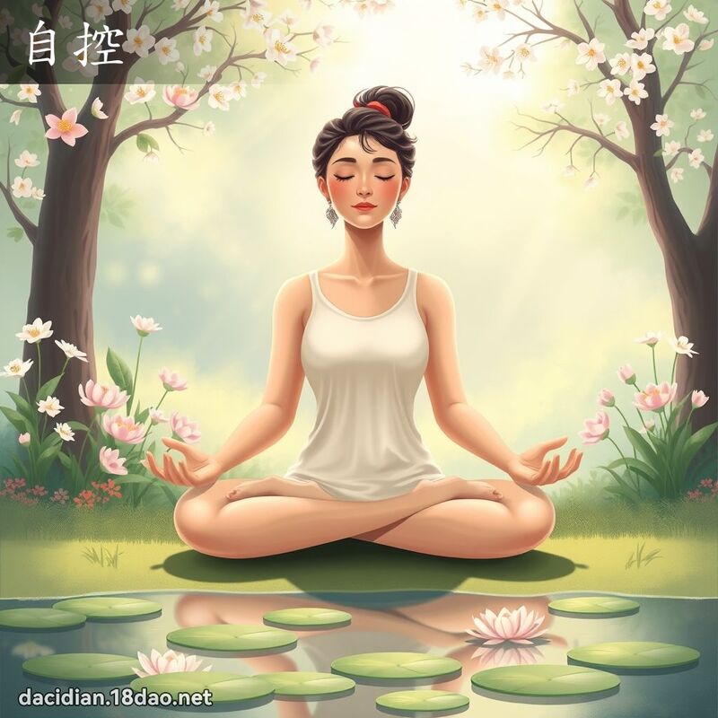 自控 - 国语大辞典配图