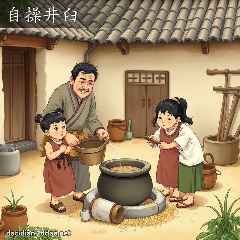 自操井臼 - 國語大辭典配圖