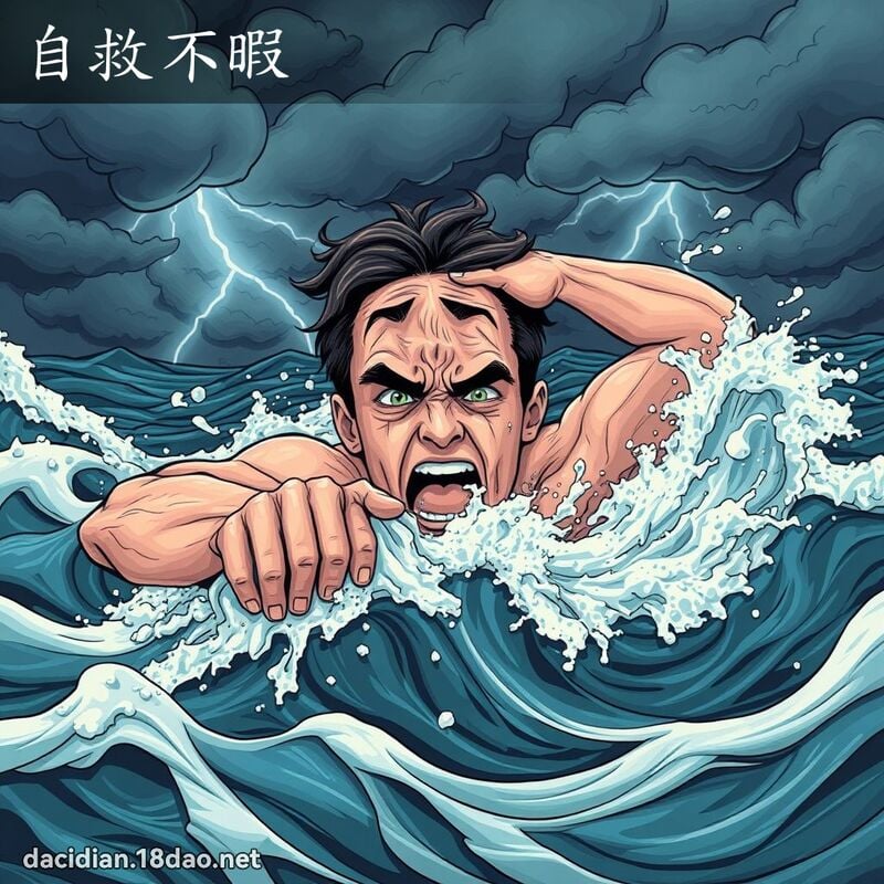 自救不暇 - 国语大辞典配图