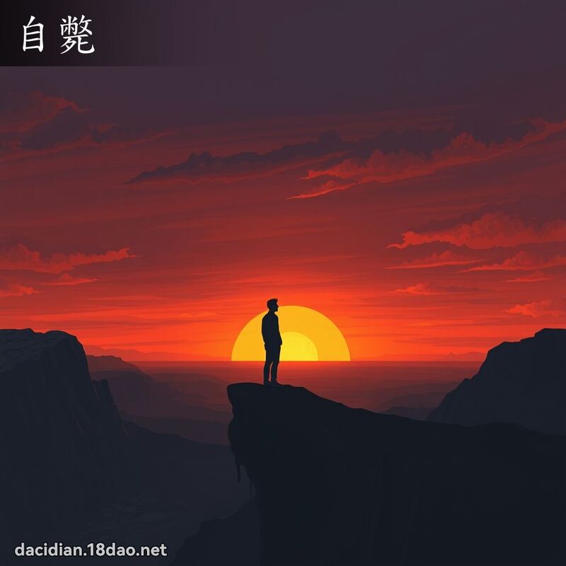 自斃 - 國語大辭典配圖